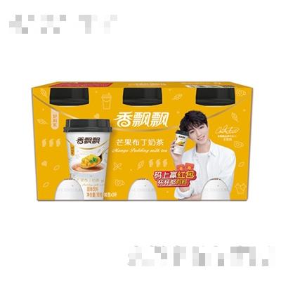 香飘飘芒果布丁奶茶3连杯