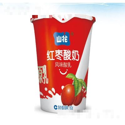 山花红枣酸奶160g