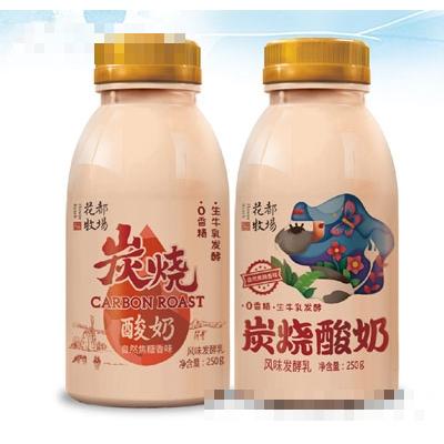 花都牧场炭烧酸奶250g