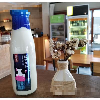 缘如玉希腊风味酸奶饮品818ml瓶装