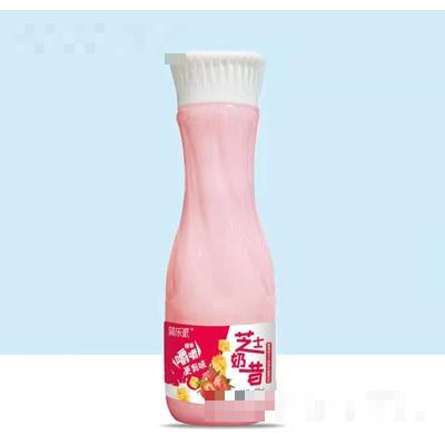 简乐派草莓味芝士奶昔420ml