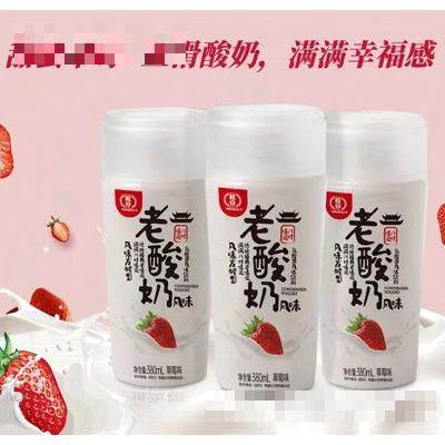 旺仔老酸奶风味饮品草莓味380ml