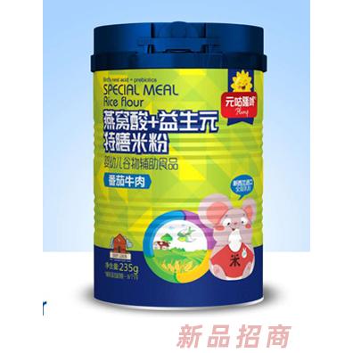 元咕隆咚燕窝酸+益生元特膳米粉-番茄牛肉