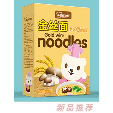 小熊威士尼金丝面 小米香菇