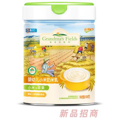 姥姥的稻田婴幼儿小米奶米乳 小米+淮山 听装