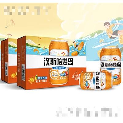 汉斯哈娃岛碳酸饮料330ml箱装