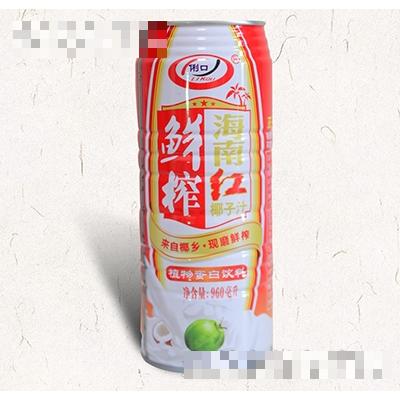 俐口铁罐椰汁960ml