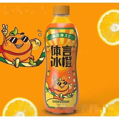 体言橙子风味汽水480ml