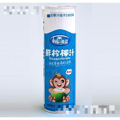 幸福海蓝鲜榨椰汁315g