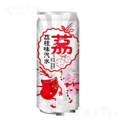 王老吉荔枝味老汽水500ml罐装