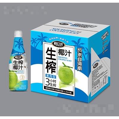 椰叮咚生榨椰汁1.25Lx6瓶