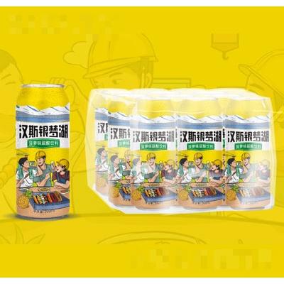 汉斯银梦湖菠萝味碳酸饮料