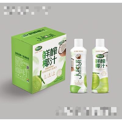 爆香果鲜榨椰汁果肉植物蛋白饮料1.25L×6瓶