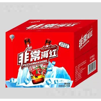 非常海红碳酸饮料330mlX15