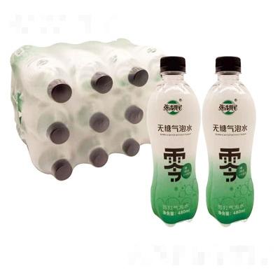 张利民无糖气泡水苏打气泡水480毫升