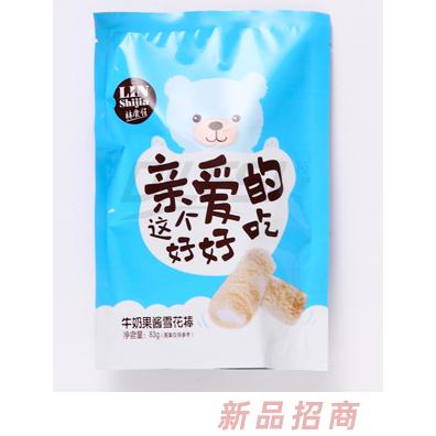 林食佳牛奶果酱夹心果酱雪花棒