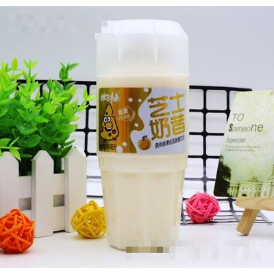 拥抱青春芝士奶昔黄桃味果粒乳酸菌饮品（瓶）