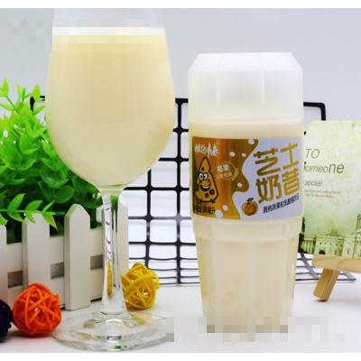拥抱青春芝士奶昔黄桃味果粒乳酸菌饮品380ml
