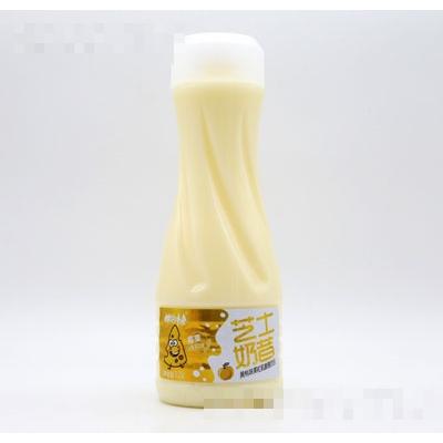 拥抱青春芝士奶昔黄桃味果粒乳酸菌饮品1.25L