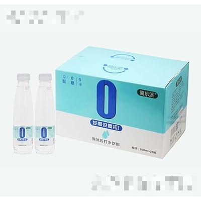 简乐派原味苏打水饮料500ml×24瓶