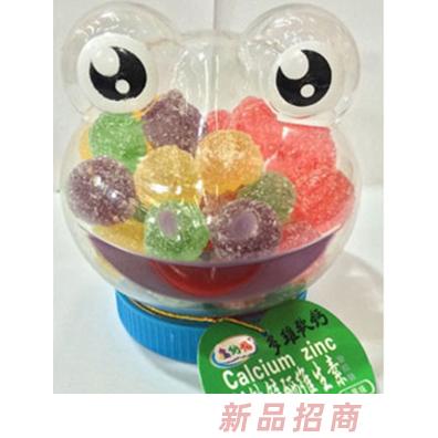鑫纳福软糖青蛙造型 钙铁锌硒维生素