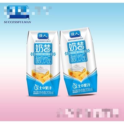 强人奶昔酸奶饮品芝士208ml