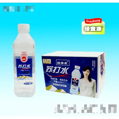 绿康饮品-绿蜜康苏打水350mlx24盒