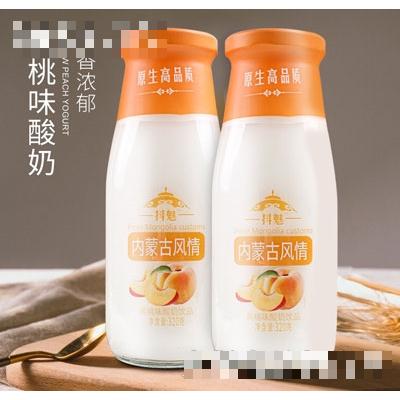 抖魅黄桃味酸奶320g