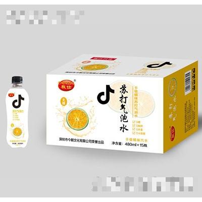 程仕卡曼橘苏打气泡水480mlx15