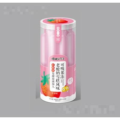 樱桃小丸子乳酸菌草莓味老酸奶