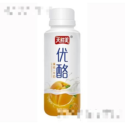 天鲜美优酪黄桃+牛奶饮品350ml