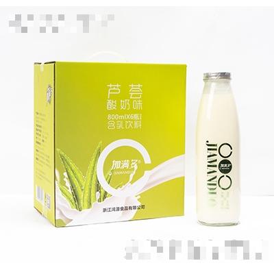 加满多芦荟酸奶含乳饮料800mlx6瓶