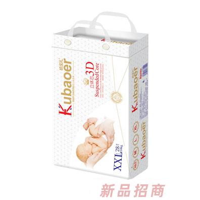 酷宝儿3D立体芯纸尿裤XXL28