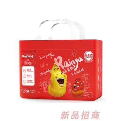润娅爆笑虫子铂金装婴儿纸尿裤M