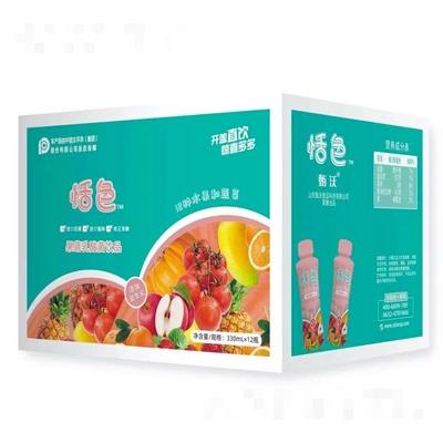 恬色果蔬乳酸菌饮品330mLx12瓶