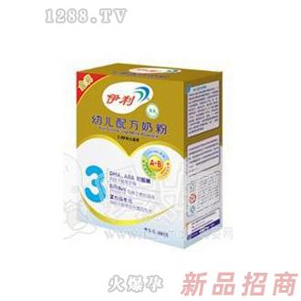 伊利奶粉金装3段盒装400克
