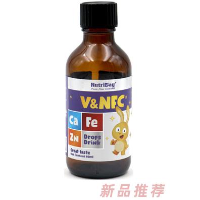 纽奇V&NFC钙铁锌滴液饮品60毫升