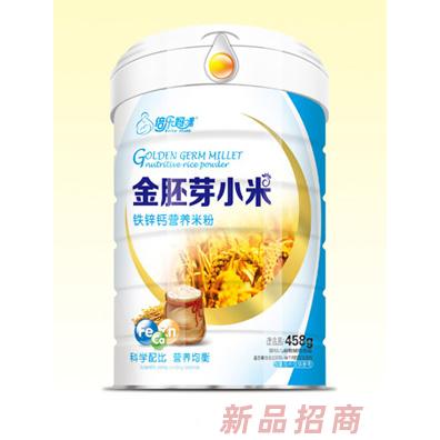 倍乐妈咪金胚芽小米营养米粉（铁锌钙）桶装