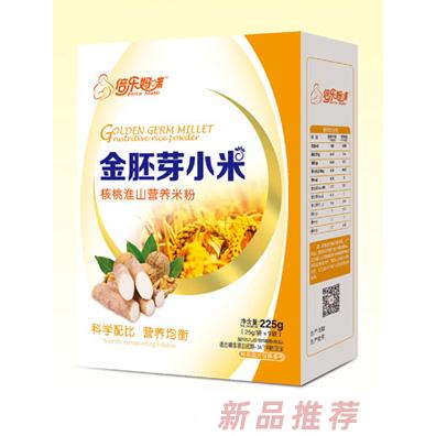 倍乐妈咪金胚芽小米营养米粉（核桃淮山）盒装