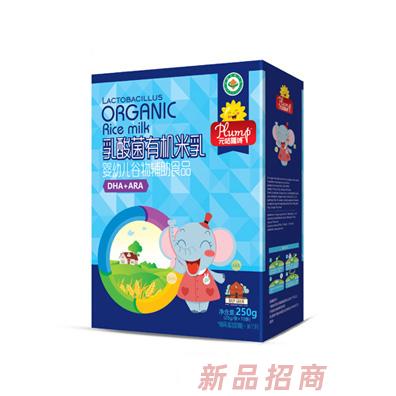 元咕隆咚乳酸菌有机米乳-DHA+ARA盒装
