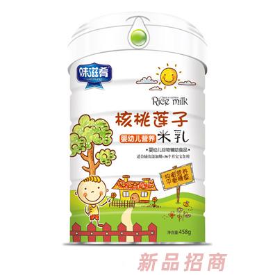 味滋肴婴幼儿营养米乳罐装-核桃莲子