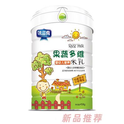 味滋肴婴幼儿营养米乳罐装-果蔬多维