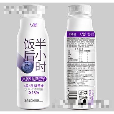 新希望V美饭后半小时果蔬乳酸菌蓝莓味300ml