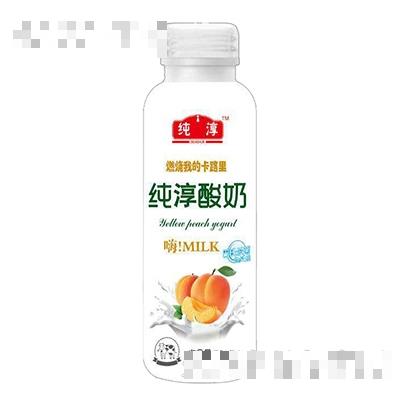 纯淳黄桃果粒酸奶310ml