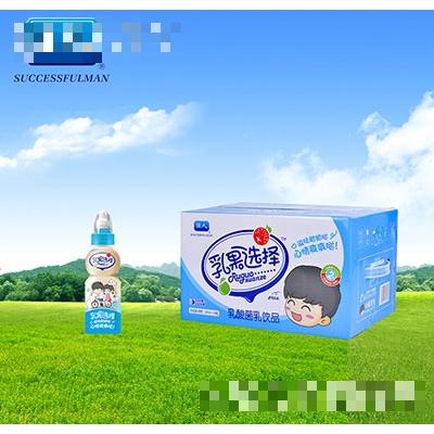 强人乳果选择乳酸菌饮品男生版200mlx24