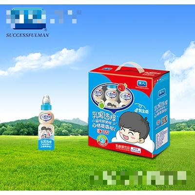 强人乳果选择乳酸菌饮品男生版200mlx16