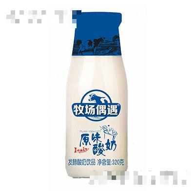 牧场偶遇原味酸奶320g