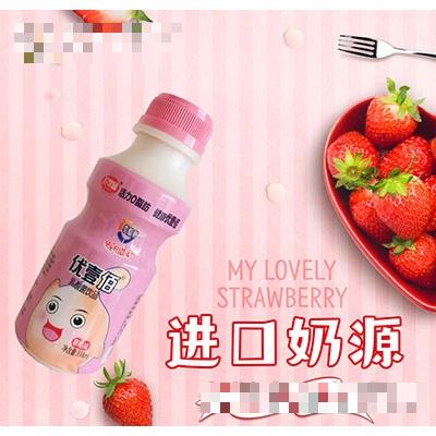优壹佰乳酸菌饮品草莓味338ml