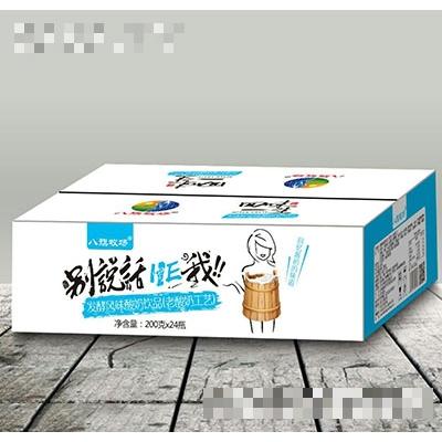 八旗牧场发酵风味酸奶200gx24瓶