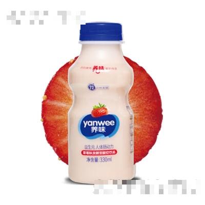 养味发酵酸奶草莓味330ml